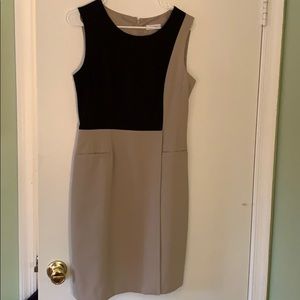 Calvin Klein color block dress size 6